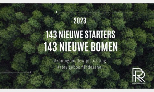 🌲143 nieuwe bomen voor 2023🌲