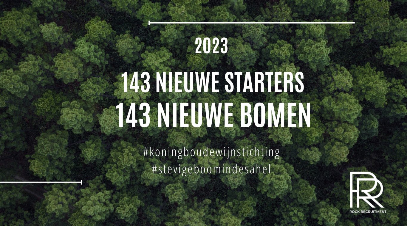 🌲143 nieuwe bomen voor 2023🌲